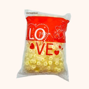 آبنبات نعنایی طرح گل با طعم لیمو بدون قند 1000 گرمی