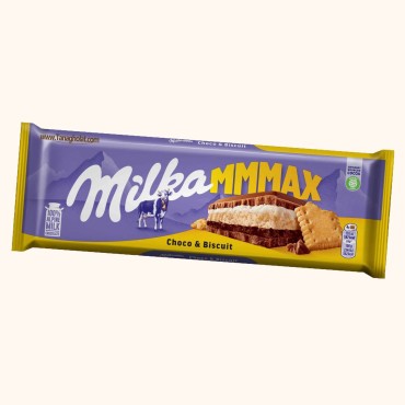 شکلات میلکا مدل شکلات و بیسکویت 300 گرمی