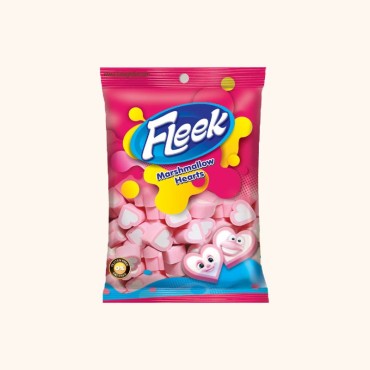 مارشمالو فلیک قلبی بدون گلوتن و بدون چربی 36 گرمی