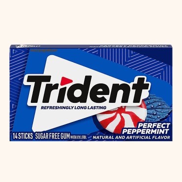 آدامس تریدنت نعناع فلفلی تند بدون قند