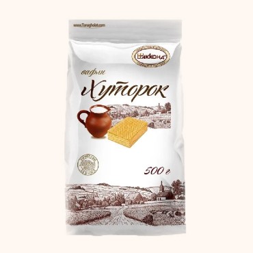 ویفر آکوند زیموپوک مدل کرمدار شیری 500 گرمی