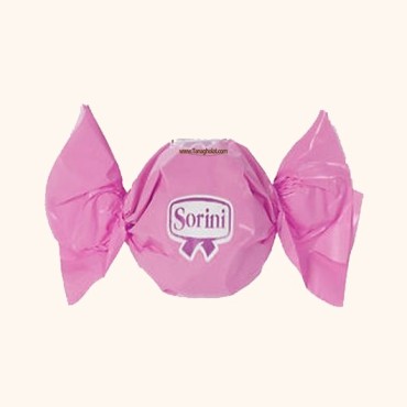 شکلات پذیرایی سورینی صورتی پرالین شکلات شیری با کرم فندقی و غلات 500 گرمی