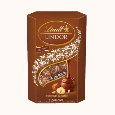 شکلات پذیرایی لینت مدل لیندور فندقی 200 گرمی
