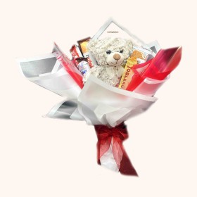 پک کادویی مدل دسته گل کد 70261