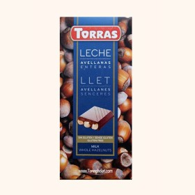 شکلات شیری Torras با مغز فندق بدون گلوتن 