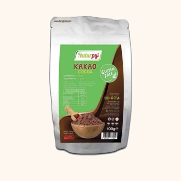 پودر کاکائو نیچرپی بدون گلوتن و وگان 100 گرمی