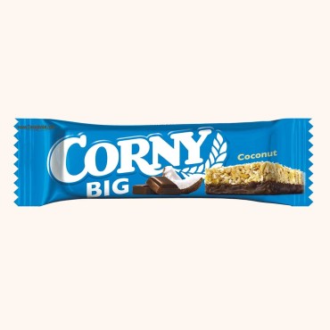 سریال بار کورنی مدل بیگ نارگیلی و یک لایه شکلات 50 گرمی