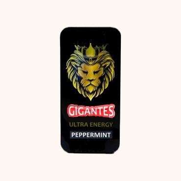 قرص خوشبوکننده دهان گیگانتس اولترا انرژی بدون قند و بدون گلوتن با طعم نعناع 21 گرمی