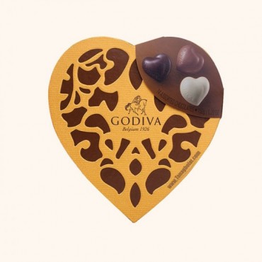 شکلات کادویی 150 گرمی گودیوا مدل قلب 