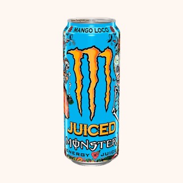نوشیدنی انرژی زا مانستر مدل جوس مانستر مانگو لوکو میوه های استوایی