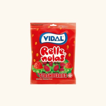 پاستیل ویدال بدون گلوتن مدل توت فرنگی 90 گرمی