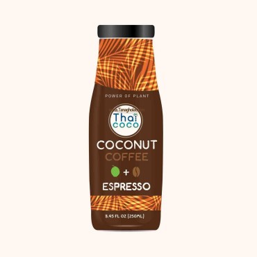 نوشیدنی تای کوکو آیس اسپرسو نارگیل و قهوه بدون گلوتن،شکر و لاکتوز 250 میلی لیتری