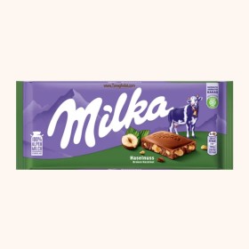 شکلات میلکا مدل فندق خرد شده 90 گرمی