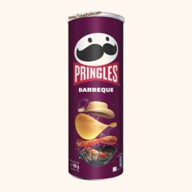 چیپس پرینگلز با طعم سس باربیکیو مناسب افراد وگان و گیاهخوار 165 گرمی