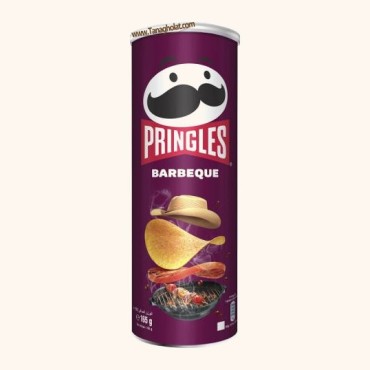 چیپس پرینگلز با طعم سس باربیکیو مناسب افراد وگان و گیاهخوار 165 گرمی