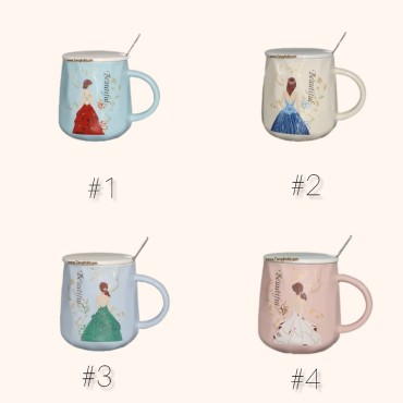 ماگ سرامیکی در دار طرح دختر