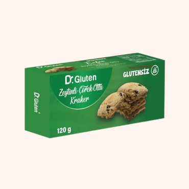 کراکر دکتر گلوتن، بدون گلوتن با طعم زیره سیاه 120 گرمی