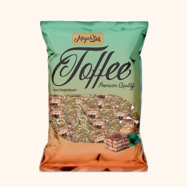 تافی مگا استار با مغز کرم کاکائو یک کیلویی