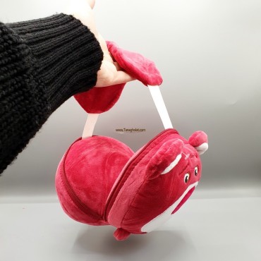 عروسک و چشم بند خرس قرمز