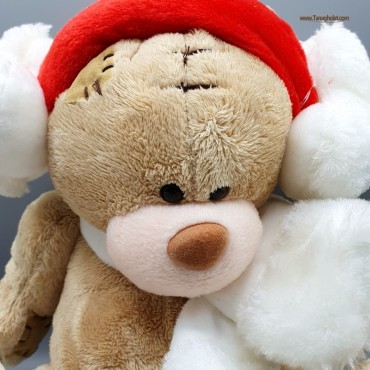 عروسک خرس هدفون دار