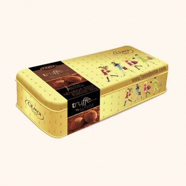 شکلات کادویی ترافس سموئی فرانسه با جعبه فلزی