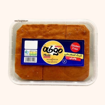 کیک اسنفجی موگه بدون گلوتن با طعم وانیلی