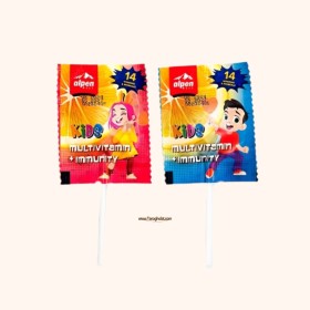 آبنبات چوبی آلپن بدون گلوتن مولتی ویتامین