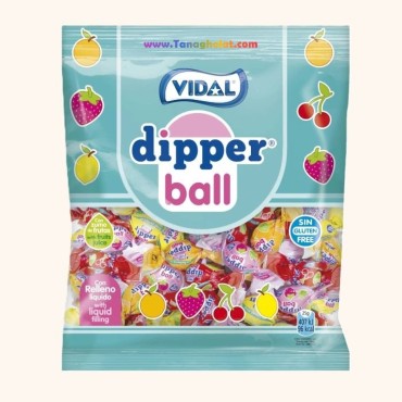 تافی مغزدار بدون گلوتن دیپر بال ویدال 70 گرمی