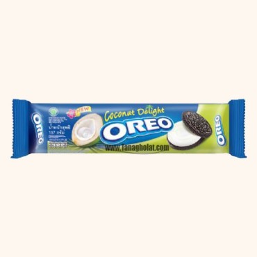 بیسکویت کرمدار OREO با طعم نارگیل