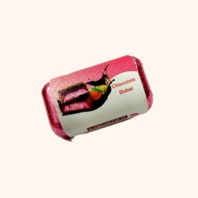 شکلات دبی چاکلت لیبوردن با طعم توت فرنگی و روکش شکلات تلخ 16 گرمی
