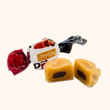 MEGA STAR prime cocoa cream center filled toffee
