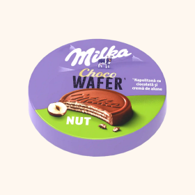 شکلات ویفری میلکا فندقی مدل سکه ای 30 گرمی