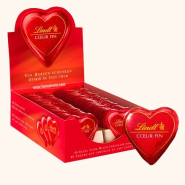 شکلات 24گرمی لینت مدل قلبی