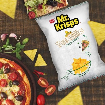 Mr. KRISPS tortilla pizza flavor