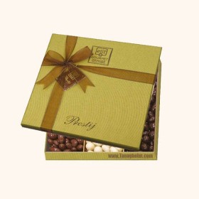 شکلات کادویی الیت مدل دراژه پرستیژ 400 گرمی روبان دار- سبز