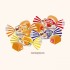 تافی ژله ای با طعم میوه روشن- نیم کیلویی