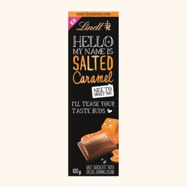 شکلات لینت مدل HELLO - کارامل و نمک