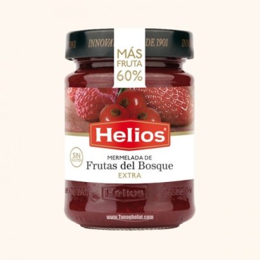 مربای بدون گلوتن میوه های جنگلی هلیوس