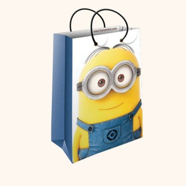 ساک کادویی متوسط طولی سایز 3 طرح مینیون