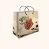ساک کادویی کوچک عرضی سایز 4 طرح گل رز قرمز