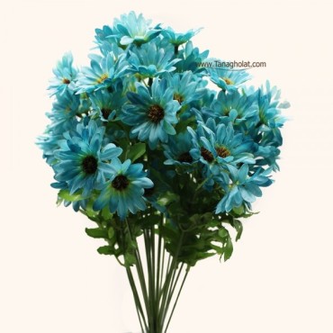 دسته گل مینا پر گل تولیپ در پنج رنگ مختلف