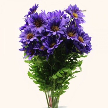 دسته گل مینا پر گل تولیپ در پنج رنگ مختلف