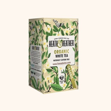 دمنوش چای سفید ارگانیک 20 عددی هیت اند هیتر