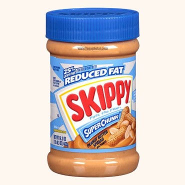 کره بادام زمینی کرانچی بدون گلوتن و کم چرب اسکیپی