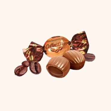 آبنبات قهوه روشن - نیم کیلویی