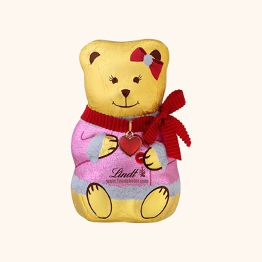 شکلات کادویی 100 گرمی لینت مدل تدی دختر