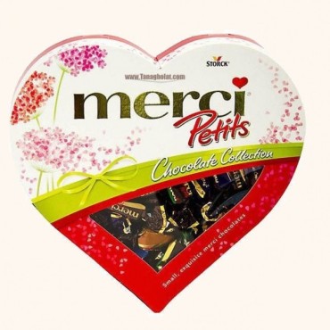 شکلات کادویی مرسی قلبی