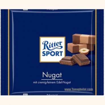 شکلات 250 گرمی ریتر اسپرت (Ritter sport) آبی تیره - پارالین  