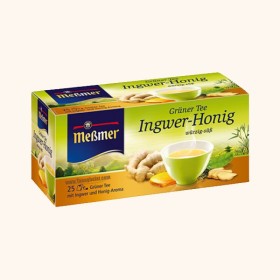 دمنوش چای سبز عسل و زنجبیل بدون گلوتن 25 عددی مسمر