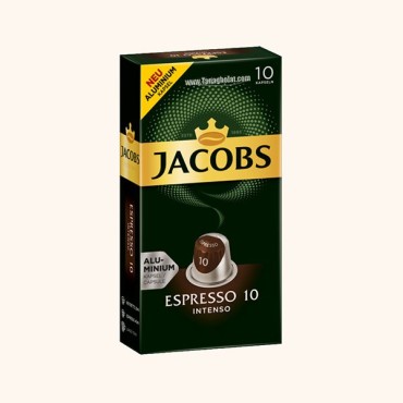 کپسول قهوه نسپرسو جاکوبز اسپرسو 10 اینتنسو